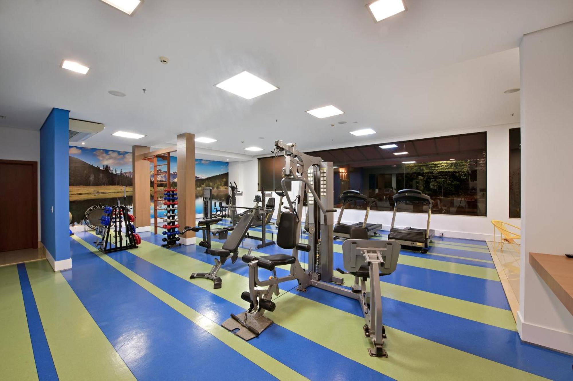 Hotel Mont Blanc Premium Ribeirao Preto Ngoại thất bức ảnh The gym at the hotel